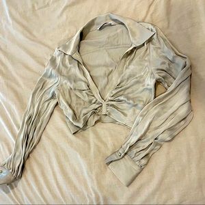 Zara Crop Top Blouse